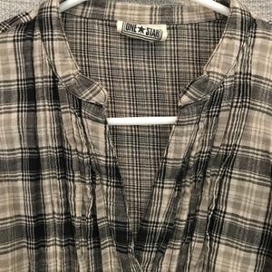 Converse Plaid Button Down